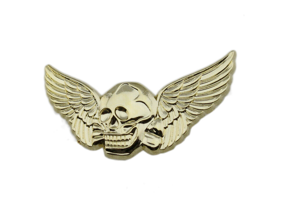 Wing Milton Death Skull Lapel Pin