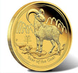 2015 Australia Lunar Zodiac Year of the Goat 24K Gold Plated Coin